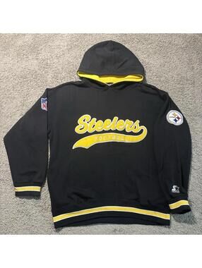 Vintage Starter Pro Line Pittsburgh Steelers Hoodie Men's Medium/Large Script